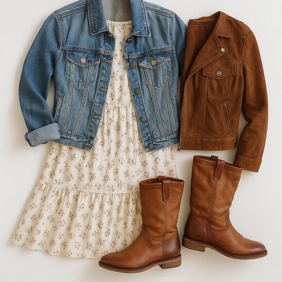 Donovan 11 Saddle Leather Boots | Tan Mid-Calf Western Pull-On | Size 42 (US 9) - Picture 7 of 8